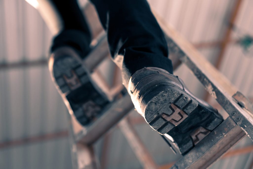 Shoes at the stairs