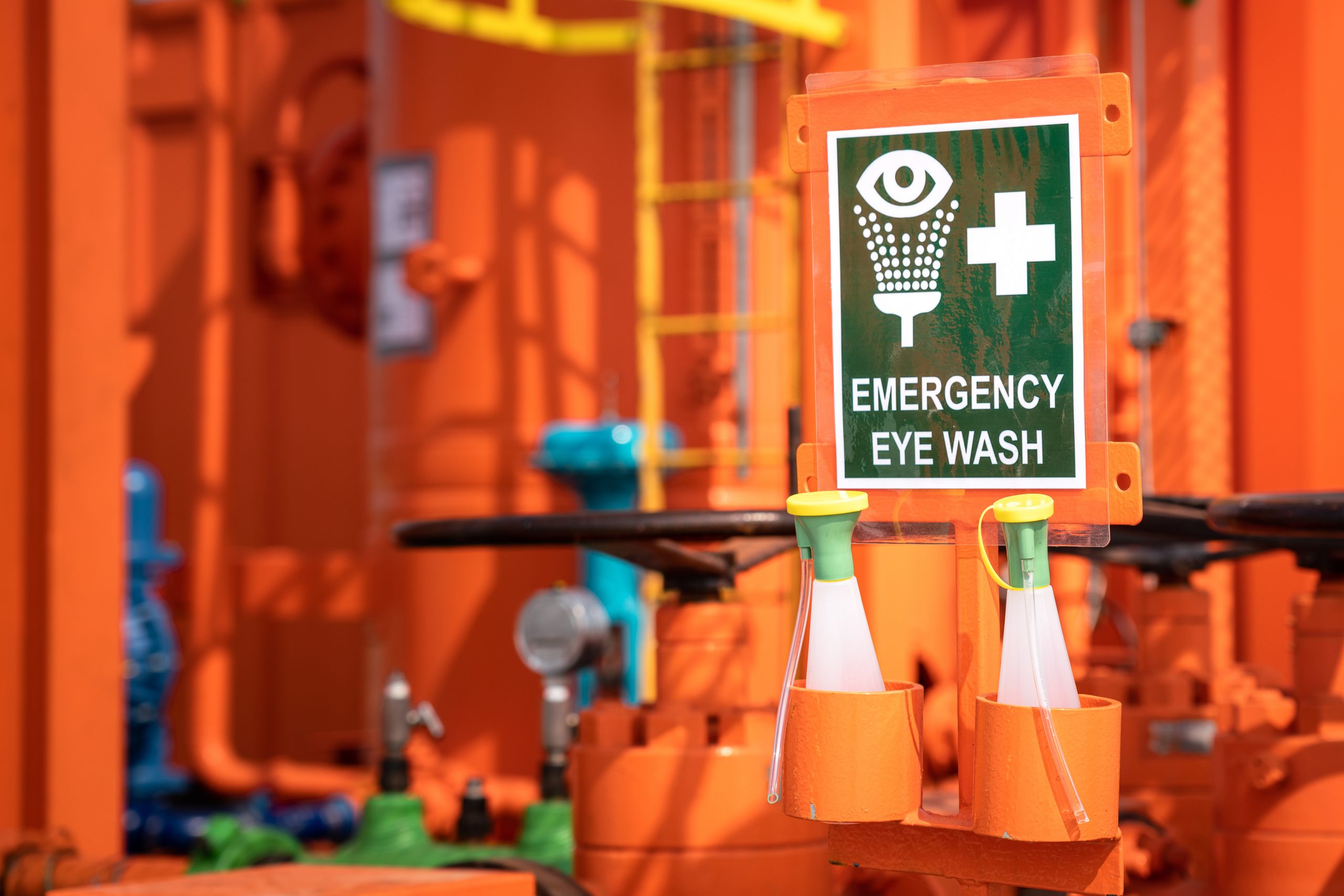 workplace safety showers and eyewash stations